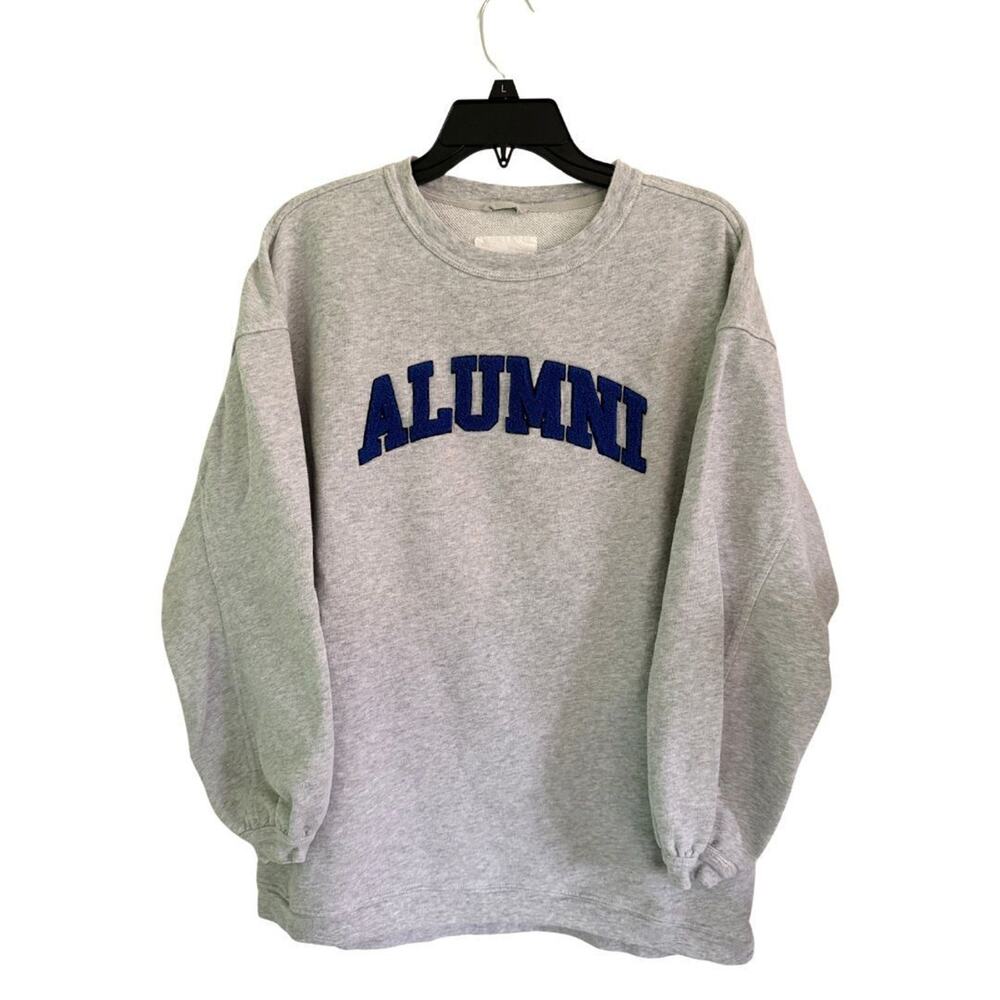 Aerie Alumni Gray Crewneck Sweatshirt Size XS
